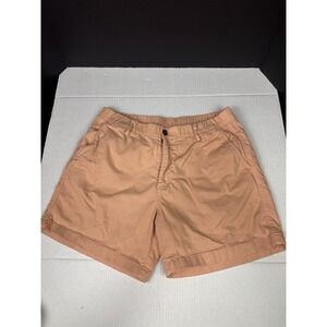 Bearbottom Bear Bottom Shorts Men L 5.5" (Fits 30-34x5.5) Peach Stretch *Button